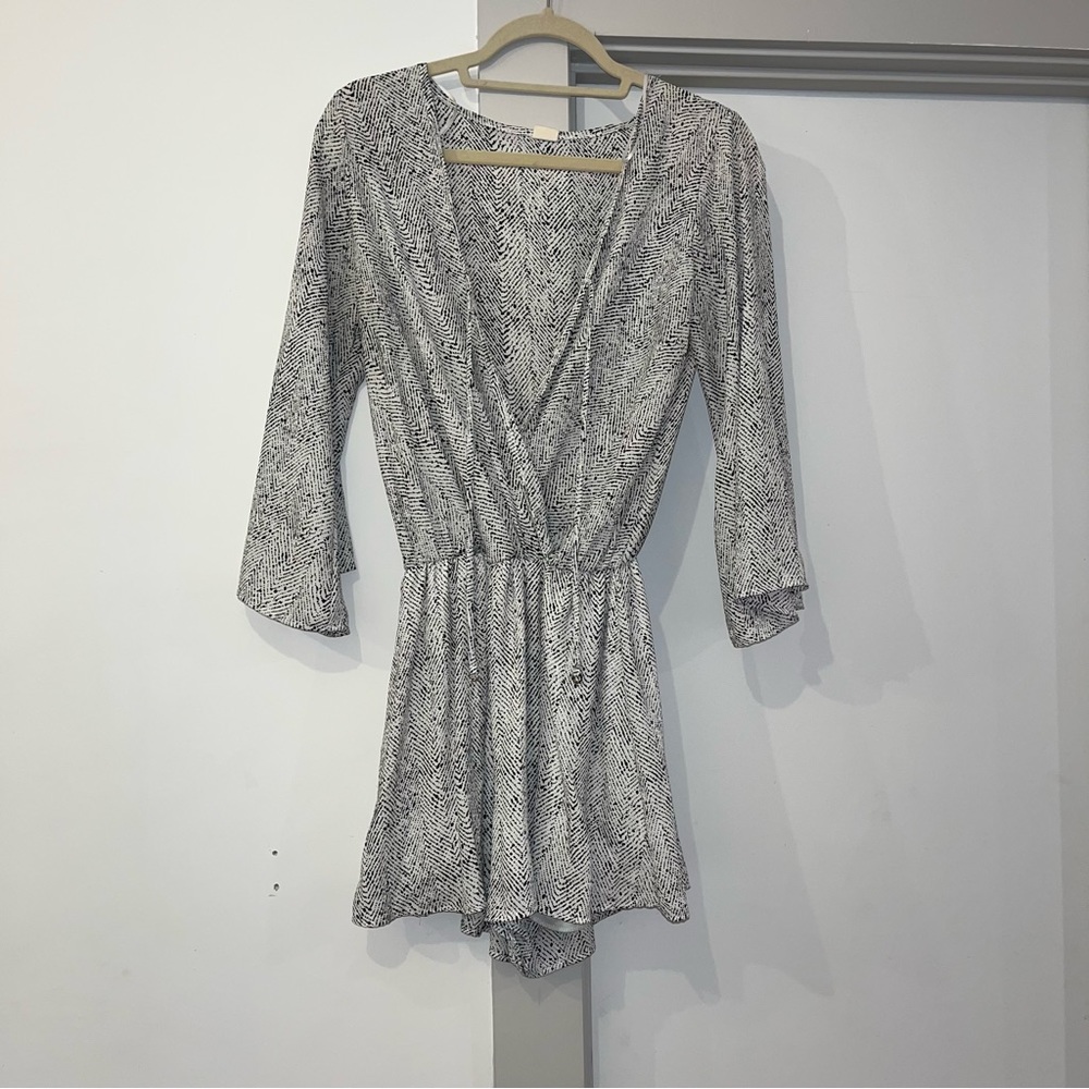Zebra Style Romper